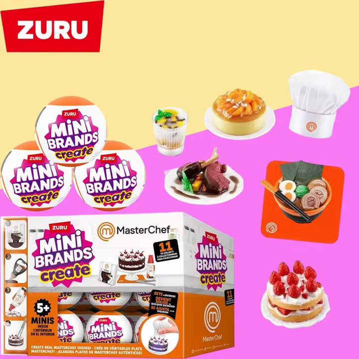 Caixa Mini Brands MasterChef + 4 Itens Raros Exclusivos