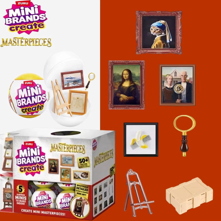 Caixa Mini Brands Masterpieces + 4 Itens Raros Exclusivos